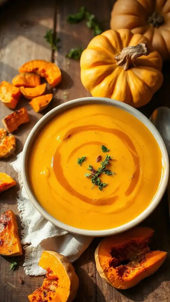 creamy maple butternut soup
