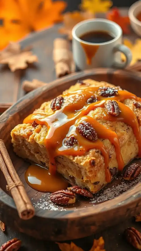 creamy maple caramel pudding
