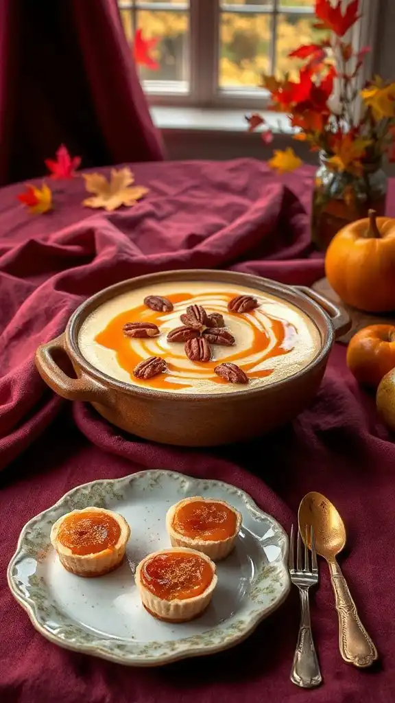 creamy maple caramel pudding