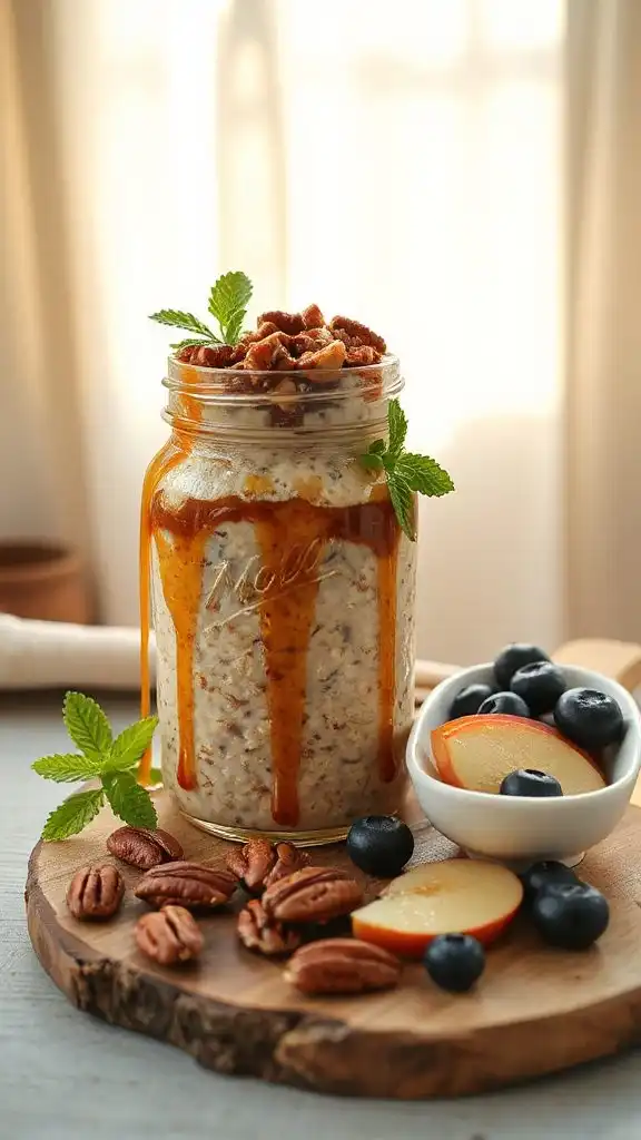 creamy maple pecan oats