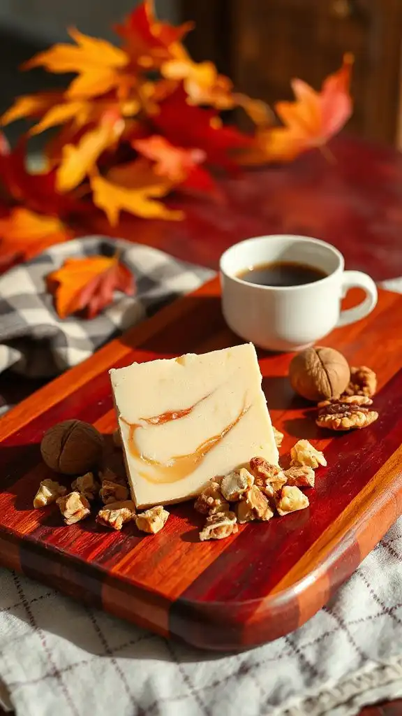 creamy maple walnut fudge
