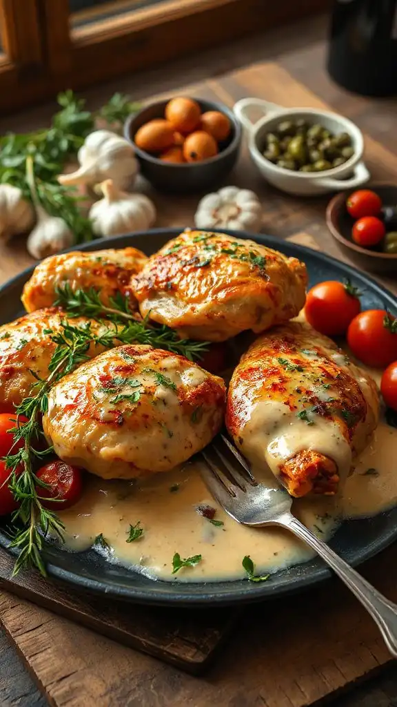 creamy mediterranean chicken recipe