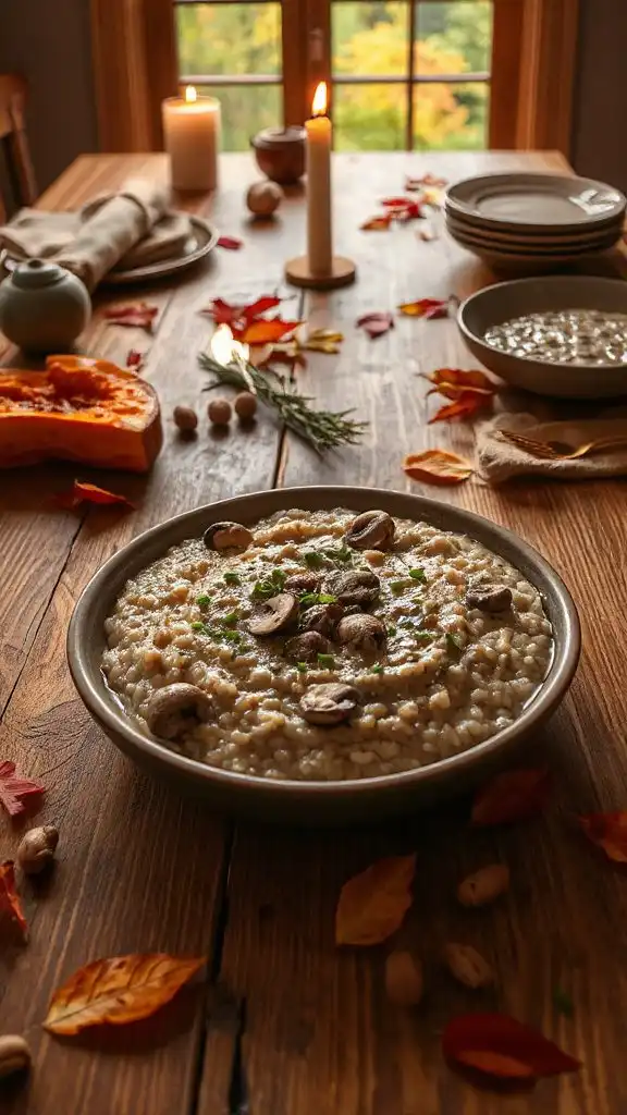 creamy mushroom barley risotto creamy mushroom barley risotto