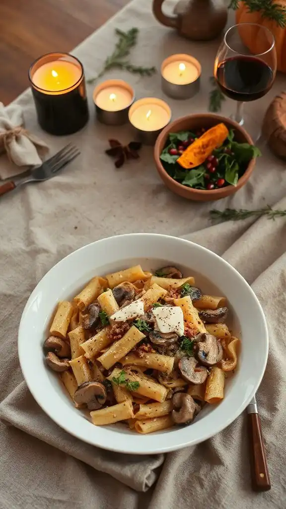 creamy mushroom pasta recipe