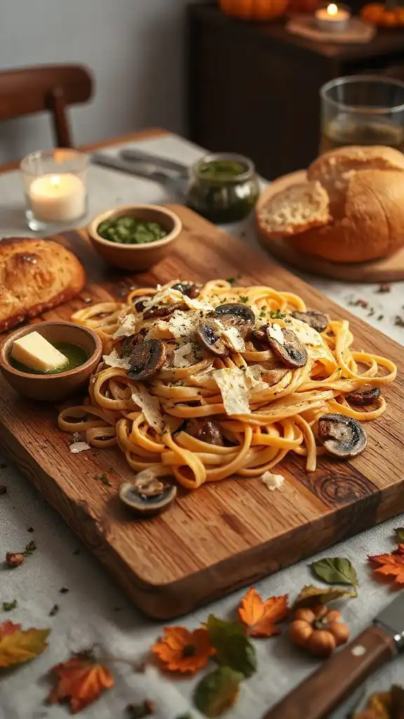 creamy mushroom pasta recipe