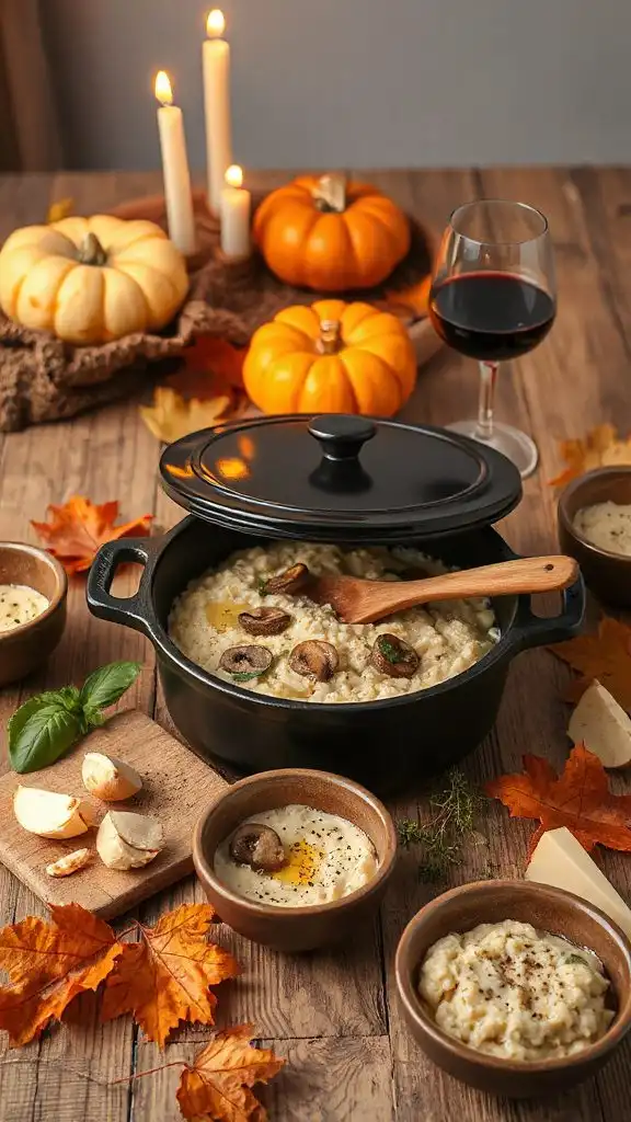 creamy mushroom rice delight