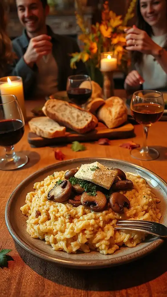 creamy mushroom risotto delight