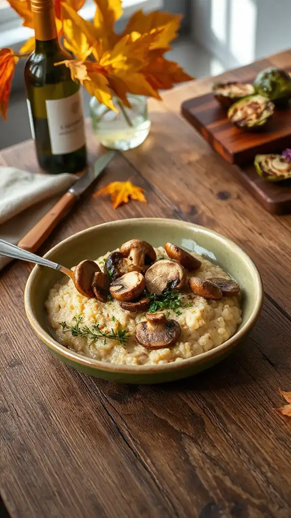 creamy mushroom risotto recipe