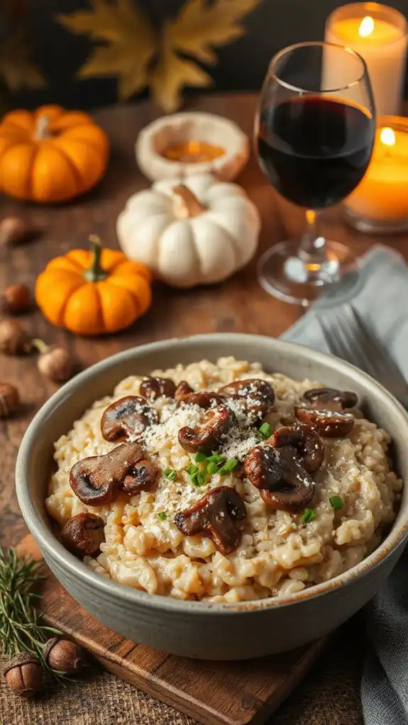 creamy mushroom risotto recipe
