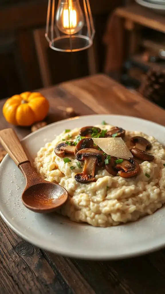 creamy mushroom risotto recipe