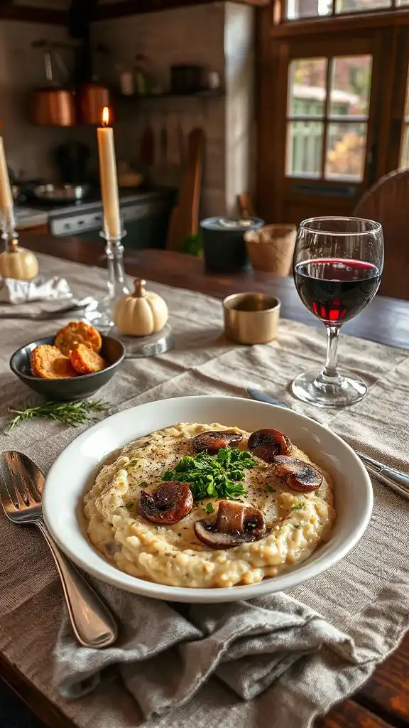 creamy mushroom risotto recipe