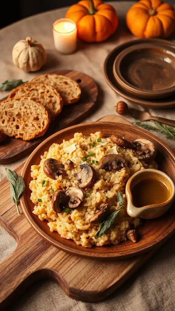 creamy mushroom risotto recipe