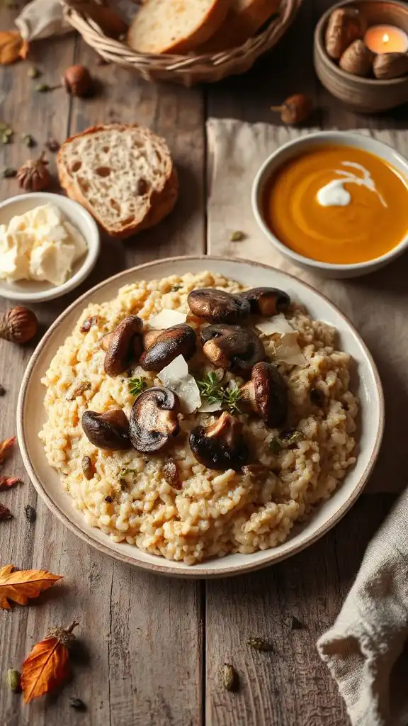 creamy mushroom risotto recipe