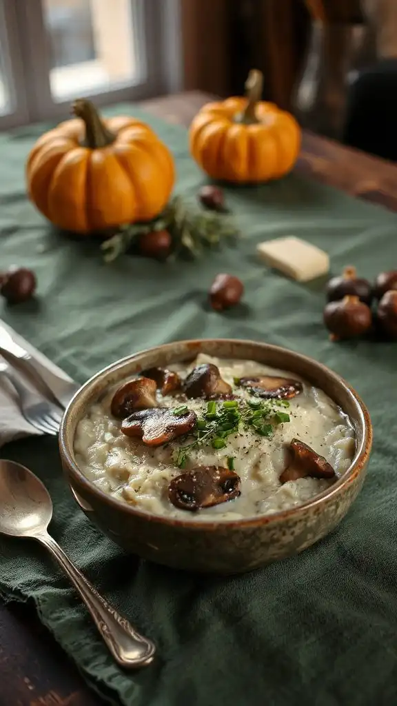 creamy mushroom risotto recipe