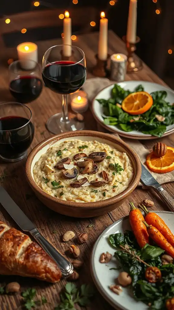 creamy mushroom risotto recipe