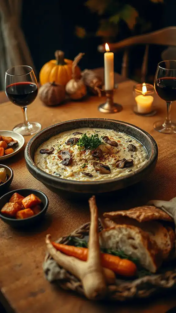 creamy mushroom risotto recipe