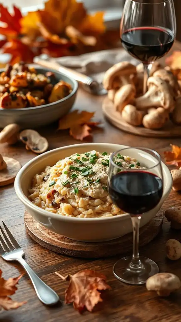 creamy mushroom risotto recipe