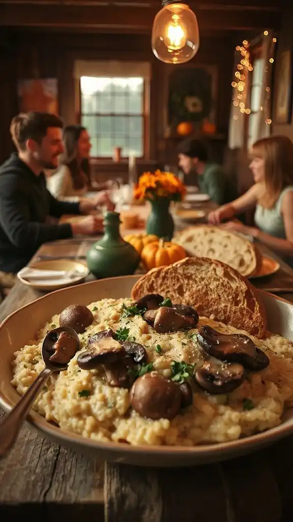 creamy mushroom risotto recipe