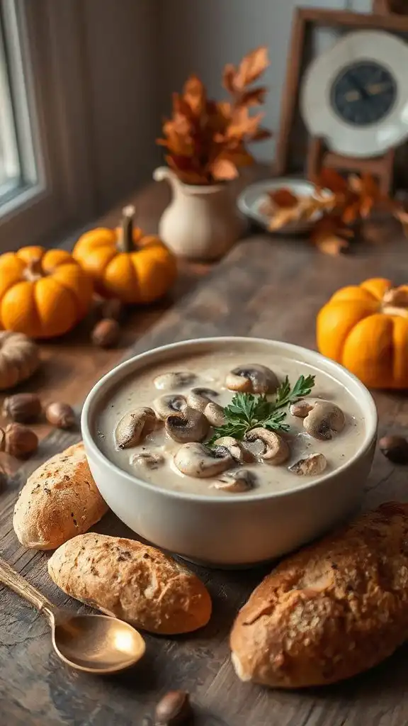 creamy mushroom stroganoff soup