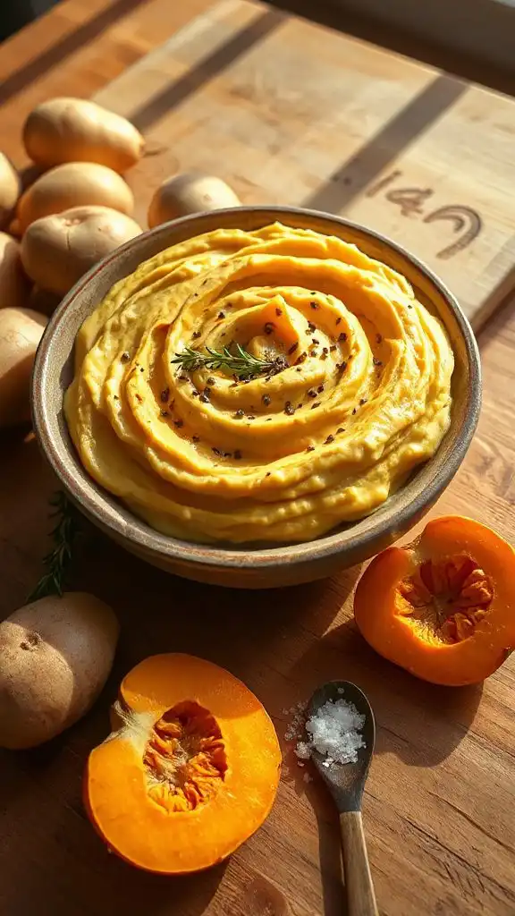 creamy potato pumpkin mash recipe