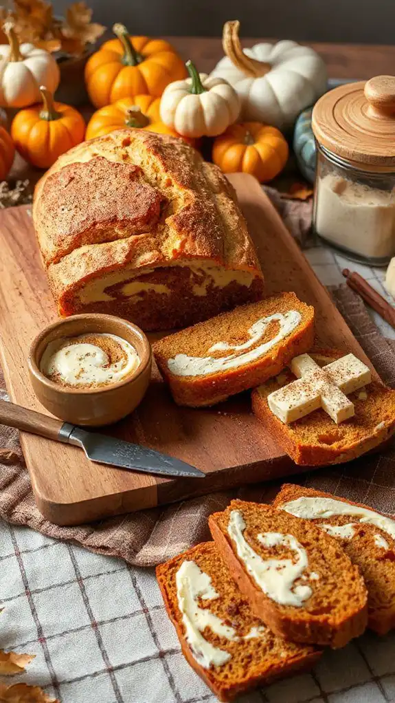 creamy pumpkin bread delight