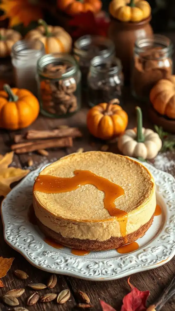 creamy pumpkin cheesecake delight