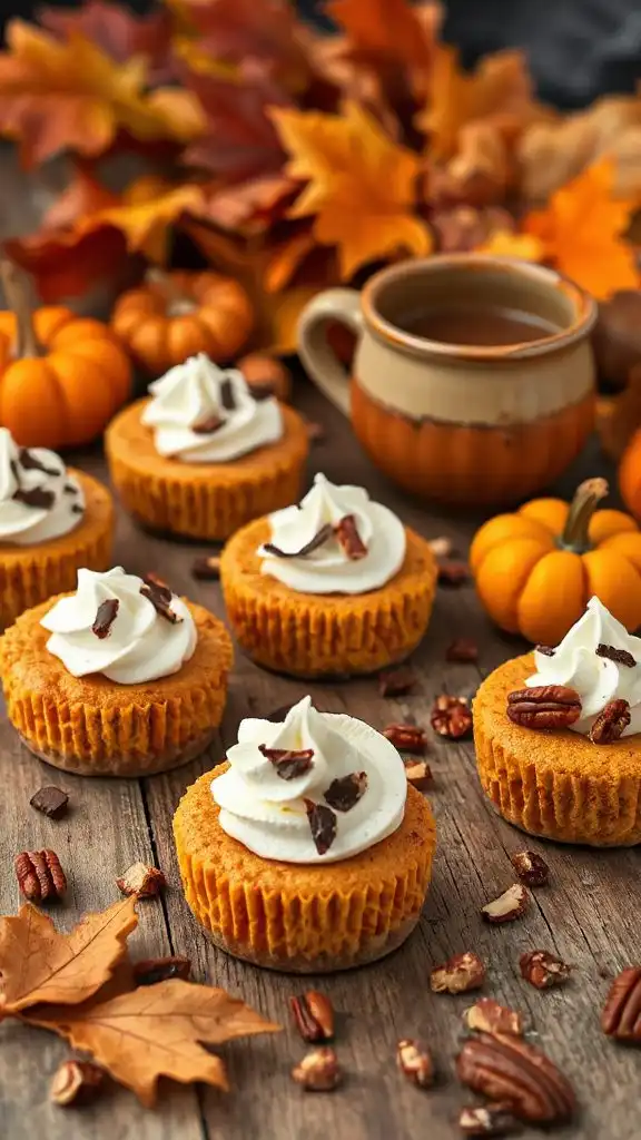 creamy pumpkin cheesecake treats