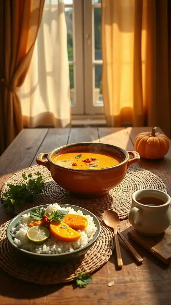 creamy pumpkin coconut curry