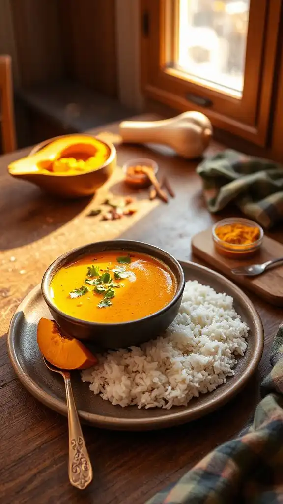 creamy pumpkin curry recipe