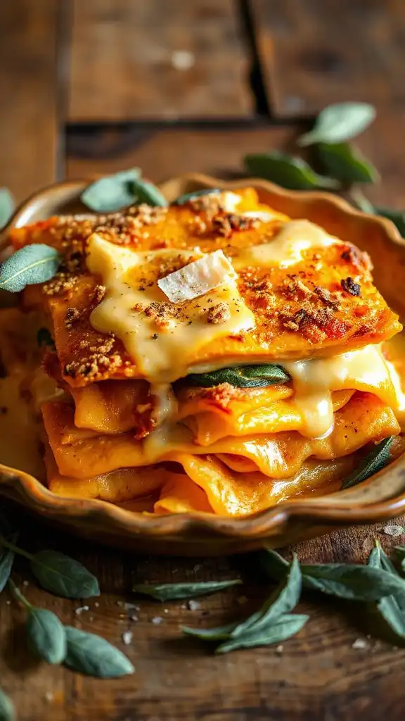 creamy pumpkin lasagna delight creamy pumpkin lasagna delight