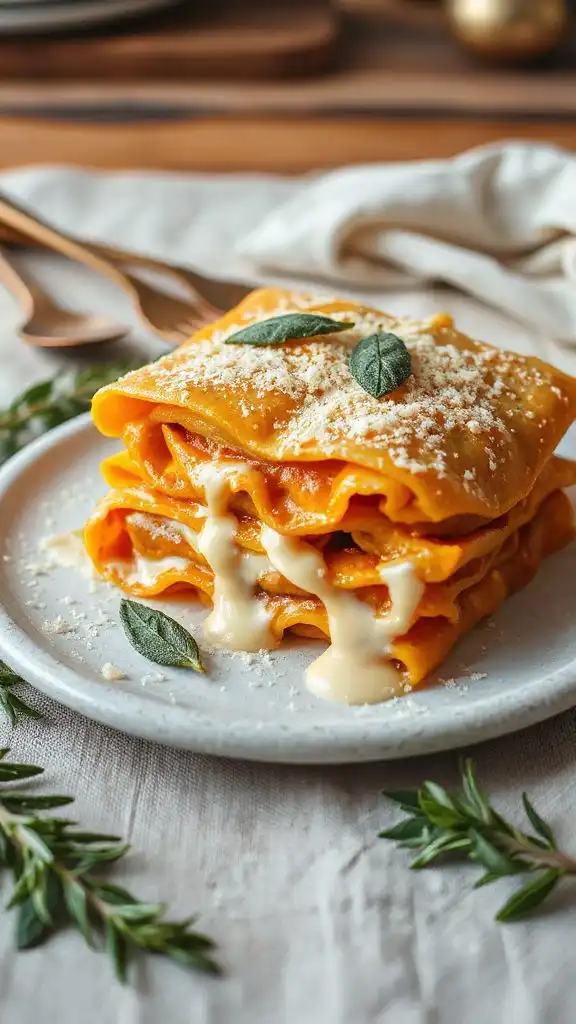 creamy pumpkin lasagna recipe creamy pumpkin lasagna recipe