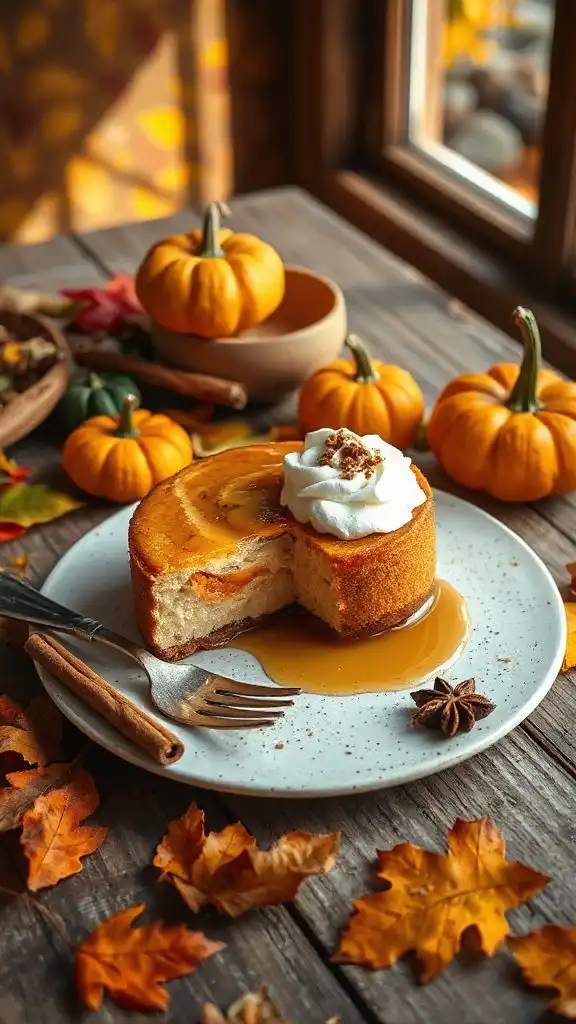 creamy pumpkin maple delight