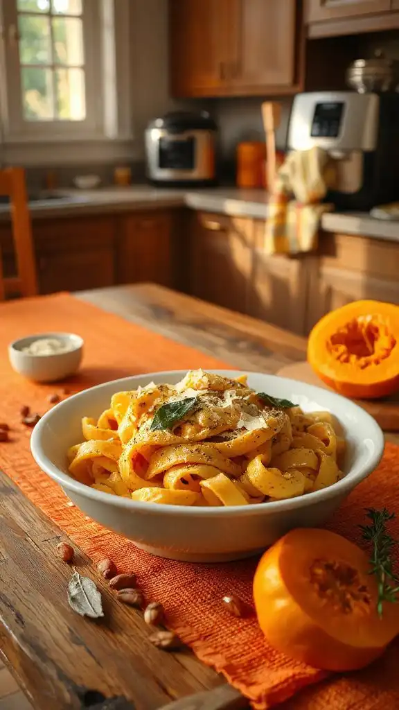 creamy pumpkin parmesan pasta creamy pumpkin parmesan pasta