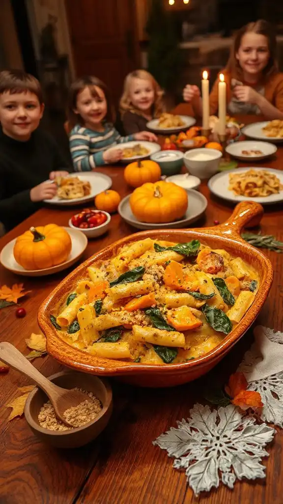 creamy pumpkin pasta bake creamy pumpkin pasta bake