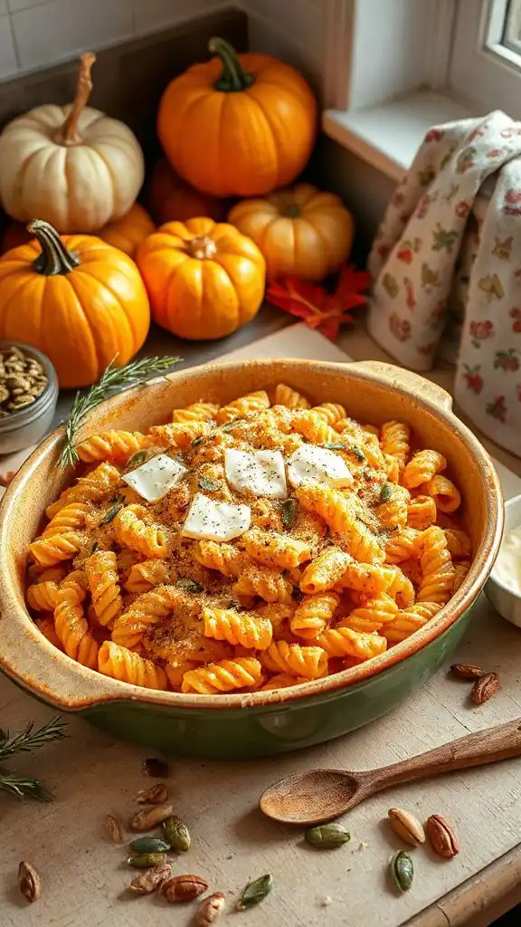 creamy pumpkin pasta bake creamy pumpkin pasta bake