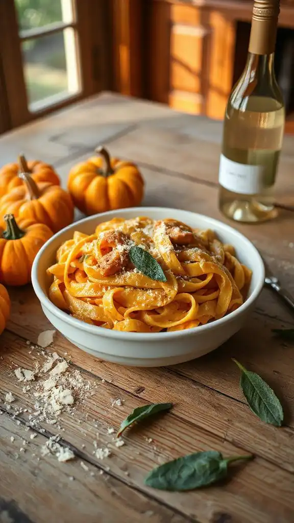 creamy pumpkin pasta delight