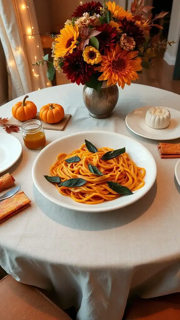 creamy pumpkin pasta delight
