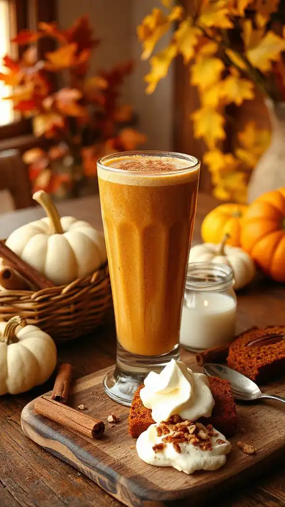 creamy pumpkin pie smoothie