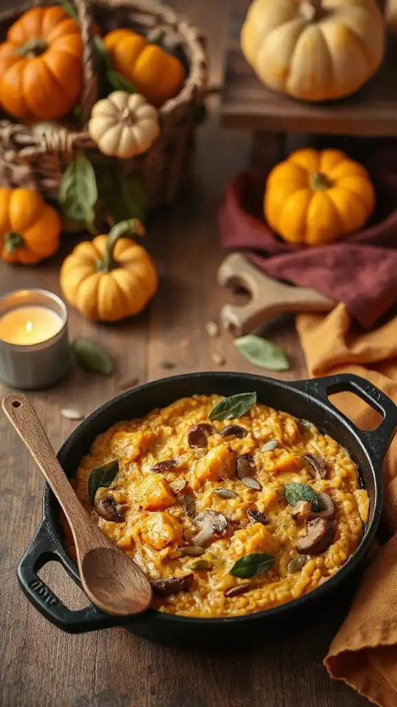 creamy pumpkin risotto delight