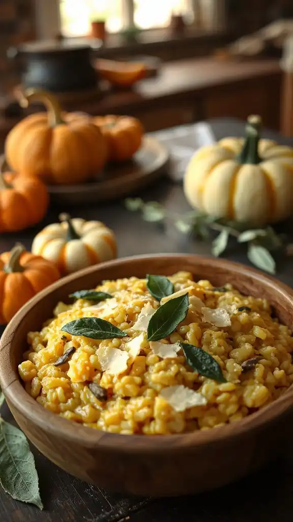 creamy pumpkin risotto delight