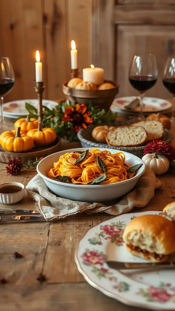 creamy pumpkin sage pasta creamy pumpkin sage pasta