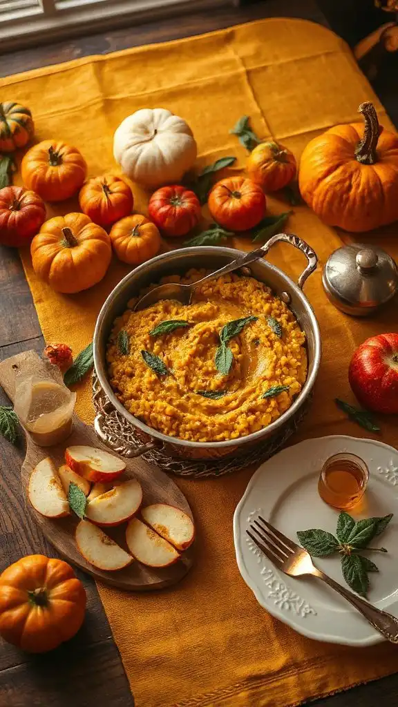 creamy pumpkin sage risotto