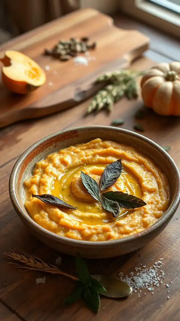 creamy pumpkin sage risotto creamy pumpkin sage risotto