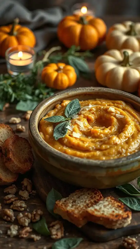 creamy pumpkin sage risotto