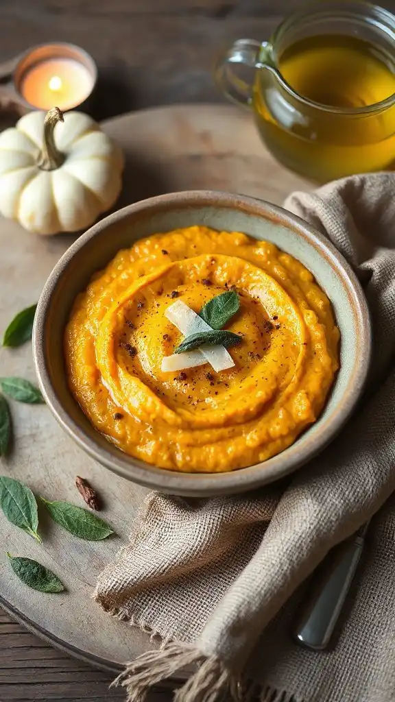 creamy pumpkin sage risotto