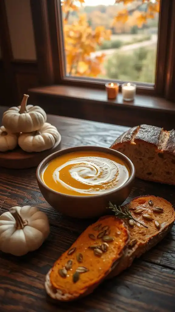 creamy pumpkin soup recipe