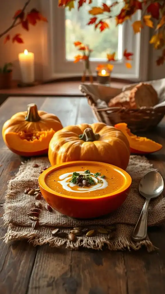 creamy pumpkin soup recipe