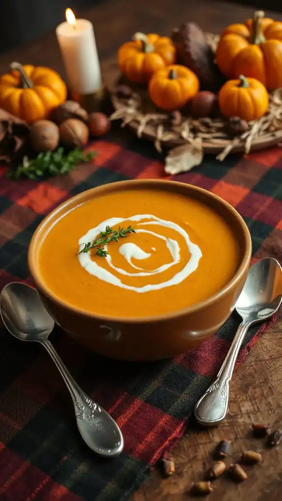 creamy pumpkin soup recipe