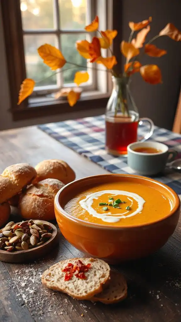 creamy pumpkin soup recipe