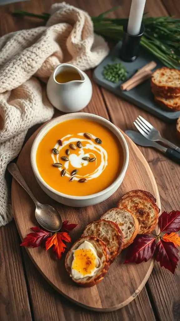 creamy pumpkin soup recipe